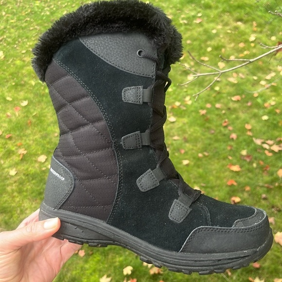 Columbia Women's Ice Maiden II Snow Boots size 7 black waterproof insulated - Picture 11 of 12
